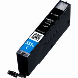 Canon Cartouche d'encre cyan à haute autonomie CLI-551XL 