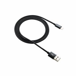 Canyon CNE-CFI3B câble de téléphone portable Noir 1 m USB A Lightning 