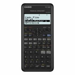 Casio FC-100V-2 calculatrice Poche Calculatrice financière Noir 
