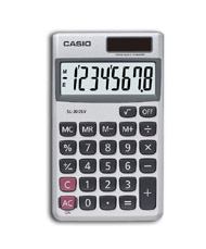 Casio SL-300SV calculatrice Poche Calculatrice à écran Argent 
