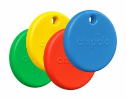 Chipolo POP Article Recherche Rouge, Jaune, Vert, Bleu 