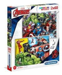 Clementoni 2x60 pièces - The Avengers 