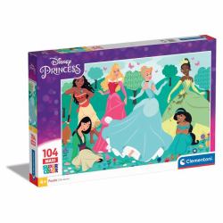 Clementoni Supercolor 104 pièces Maxi - Disney Princess 