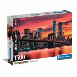 Clementoni High Quality Collection Compact 1500 pièces - East River at Dusk 
