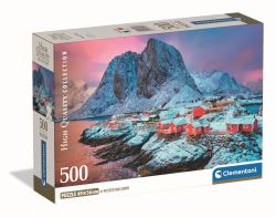 Clementoni Compact 500 pièces - Hamnoy Village 