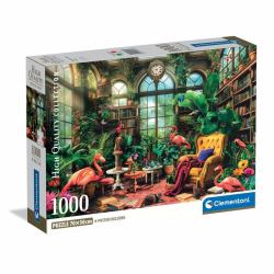Clementoni High Quality Collection The Greenhouse Library - 1000 pièces 