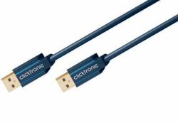 ClickTronic 1.8m USB 3.0 A/A câble USB USB 3.2 Gen 1 [3.1 Gen 1] 1,8 m USB A 5 Gbit/s Bleu 