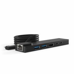 Compulocks HUB01 station d'accueil USB 2.0 Type-C Noir 