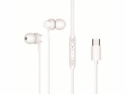 Conceptronic BRENDAN03W casque Avec fil Ecouteurs Appels/Musique USB Type-C Blanc 