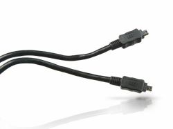 Conceptronic FireWire Cable 4-p 1.8m 1,8 m Noir 