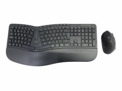 Conceptronic ORAZIO02ES clavier Souris incluse Bureau RF sans fil QWERTY Espagnole Noir  - version étrangère
