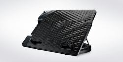 Cooler Master NotePal Ergostand III système de refroidissement pour ordinateurs portables 43,2 cm [17"] 800 tr/min Noir 