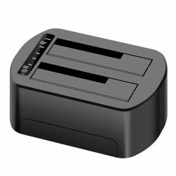 CoreParts MS-CLONER-SATA2.5-3.5 Station d'accueil de disques de stockage Noir 