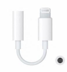 CoreParts MSPP74280 changeur de genre de câble Lightning 3.5mm Audio Blanc 
