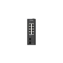 D-Link DIS-100G-10 commutateur réseau Non-géré L2 Gigabit Ethernet [10/100/1000] Rail DIN Noir 