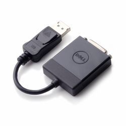 DELL 470-ABEO câble vidéo et adaptateur DisplayPort DVI Noir 