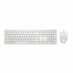 DELL Clavier et souris Pro - KM5221W - États-Unis international [QWERTY] - blanc  - Version Allemande