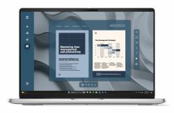 DELL Pro 16 PC16255 Copilot+ PC AMD Ryzen AI 5 340 Ordinateur portable 40,6 cm [16"] Full HD+ 16 Go DDR5-SDRAM 512 Go SSD Wi-Fi 6E [802.11ax] Windows 11 Pro Allemand Platine  - Version Allemande
