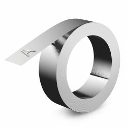 DYMO Rhino Étiquettes aluminium à embosser | 12 mm x 3,65 m | Auto-adhésives | Compatibles avec l'embosseuse Rhino M1011 | Résistantes aux intempéries | Idéales pour le bricolage et la construction 