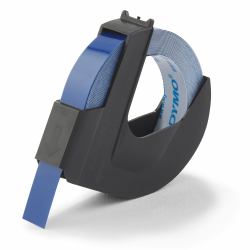 DYMO Ruban de Marquage 3D Authentique | 9 mm x 3 m | impression en blanc sur fond bleu | autocollantes de marquage en vinyle | Lot de 1 