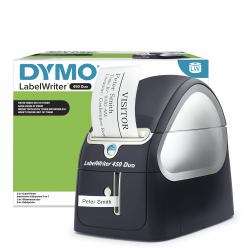 DYMO LabelWriter 450 Duo Imprimante d'étiquettes | papier thermique | 600 x 300 ppp | jusqu'à 71 étiquettes/minute 