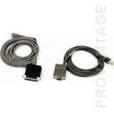 Datalogic CAB-408 RS-232 Pwr Coil 9-Pin Fem câble Série DB-9 