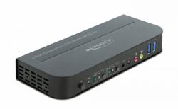 DeLOCK Commutateur DisplayPort 1.4 KVM 8K 30 Hz port USB 3.0 et Audio 