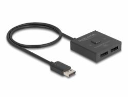 DeLOCK Commutateur 2 en 1 DisplayPort, bidirectionnel, 8K 