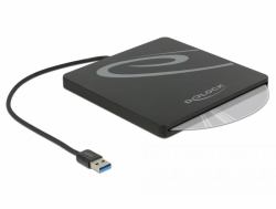 DeLOCK 42604 boîtier de lecteur de disque optique 13,3 cm [5.25"] SATA III Noir 