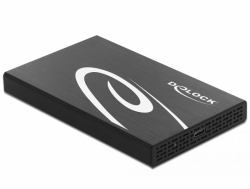 DeLOCK Boitier externe pour SATA HDD / SSD 2.5″ avec SuperSpeed USB 10 Gbps [USB 3.1 Gen 2] 