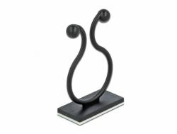 DeLOCK 60176 range-câbles Cable hook Sol Noir 10 pièce[s] 