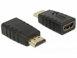 DeLOCK 63320 changeur de genre de câble 1 x HDMI-A 19 pin Noir 