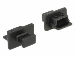 DeLOCK 64011 protection de sécurité pour prise USB Mini-B Noir 10 pièce[s] 