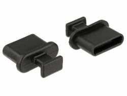 DeLOCK 64013 protection de sécurité pour prise USB Type-C Noir 10 pièce[s] 