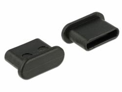 DeLOCK 64014 protection de sécurité pour prise USB Type-C Noir 10 pièce[s] 