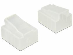 DeLOCK 64016 protection de sécurité pour prise RJ-45 Transparent 10 pièce[s] 
