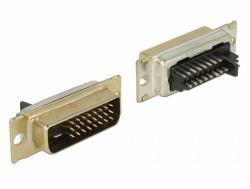 DeLOCK 65883 connecteur de fils DVI 24+1 Argent 