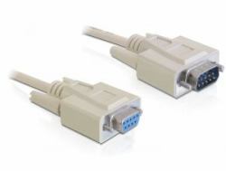 DeLOCK Sub-D9 5m câble Série Beige 