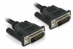 DeLOCK DVI 24+1 Cable 0.5m male/male câble DVI 0,5 m DVI-D Noir 