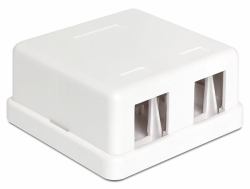 DeLOCK 86207 connecteur de fils 2x Keystone Blanc 