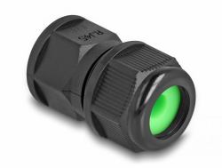 DeLOCK Coupleur traversant RJ45, IP67, étanche à la poussière et à l’eau, noir 