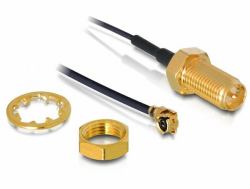 DeLOCK RP-SMA WL antenna I-PEX M / RP-SMA F Noir 