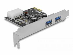 DeLOCK 89243 carte et adaptateur d'interfaces Interne USB 3.2 Gen 1 [3.1 Gen 1] 
