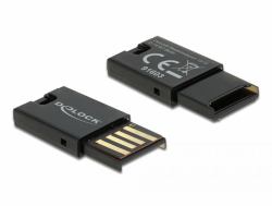 DeLOCK Lecteur de carte USB 2.0 pour cartes de mémoire Micro SD 