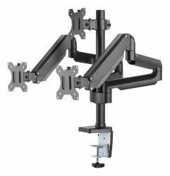 Deltaco ARM-0352 support d'écran plat pour bureau 68,6 cm [27"] Noir 