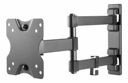 Deltaco ARM-1204 support pour téléviseur 68,6 cm [27"] Noir 