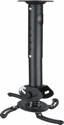 Deltaco ARM-500L support pour projecteurs Plafond Noir 