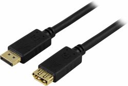 Deltaco DP-1210 câble DisplayPort 1 m Noir 
