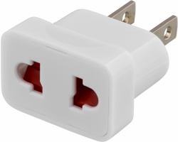 Deltaco GT-400 changeur de genre de câble EU/AUS/CH socket US socket Blanc 