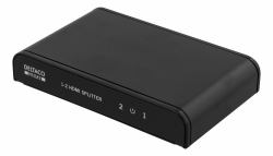 Deltaco HDMI-245 répartiteur vidéo 2x HDMI 